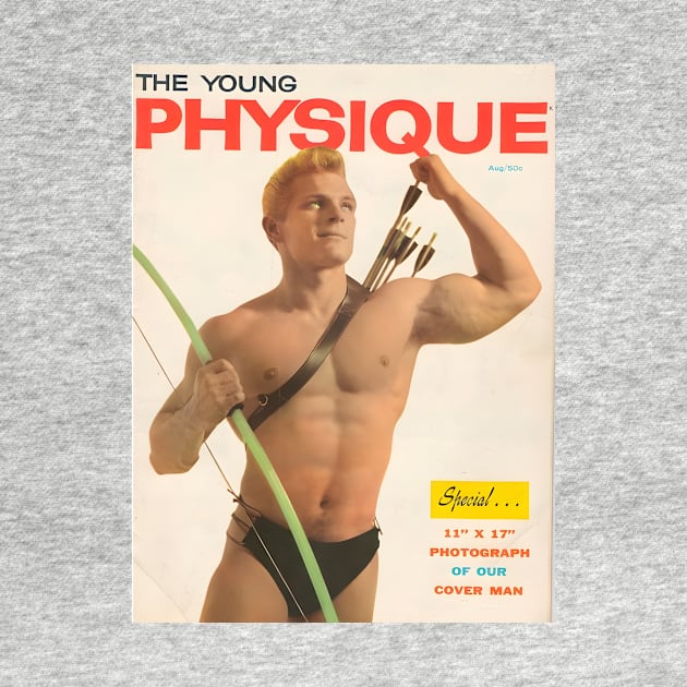 THE YOUNG PHYSIQUE - Vintage Physique Muscle Male Model Magazine Cover by SNAustralia